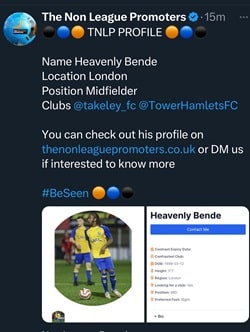 Non League Review 112 Heavenly Bende